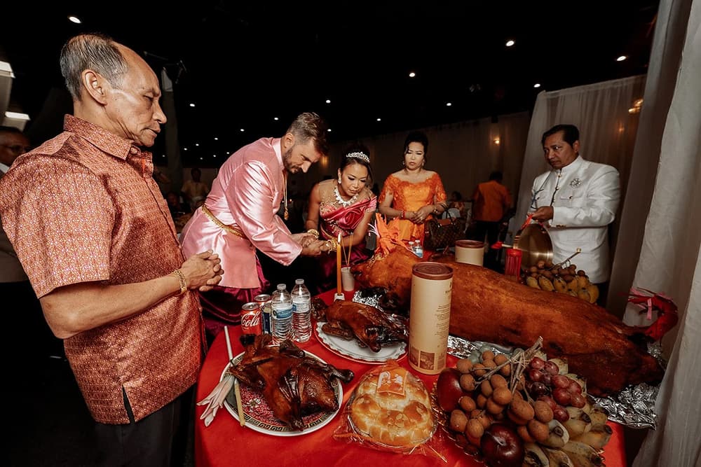 Khmer wedding ancestral blessing