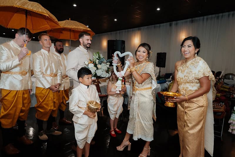Khmer wedding flower garland