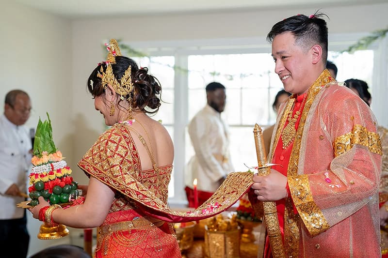 Khmer wedding procession