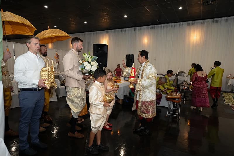 Khmer wedding procession