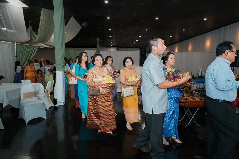Khmer wedding procession